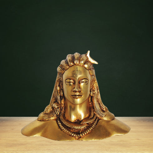 Brass Aadiyogi God Idol Statue 0.92Kg